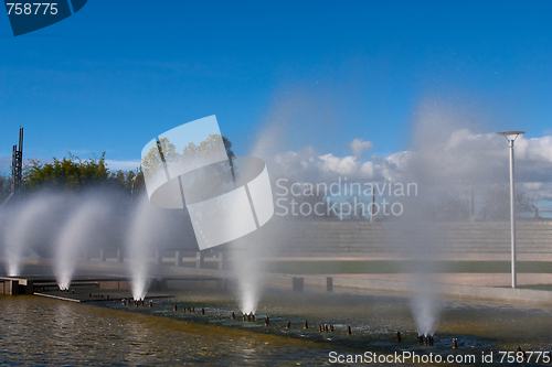 Image of Fountain in park