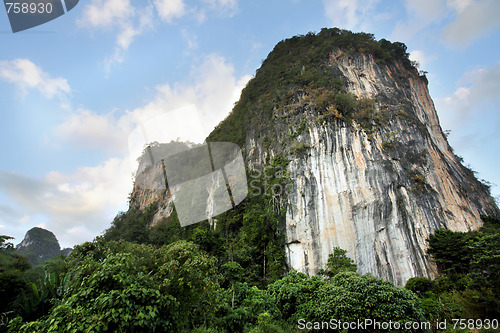 Image of cliff in Thailand