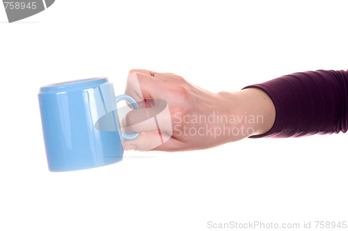 Image of hand with mug
