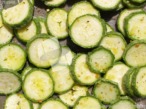 Image of Courgettes zucchini