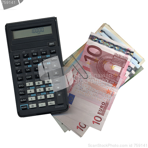 Image of Money with calculator