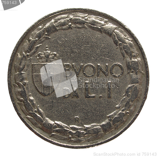 Image of Italian coin