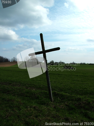 Image of Cross Sky And Field