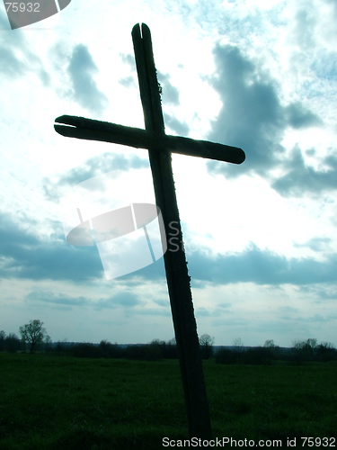 Image of Cross Sky And Field