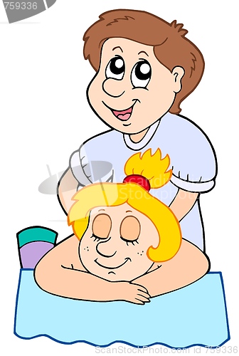 Image of Cartoon massage