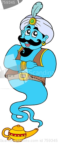 Image of Genie from lamp