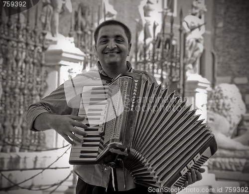 Image of Accordion player