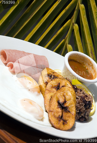 Image of typical nicaragua breakfast