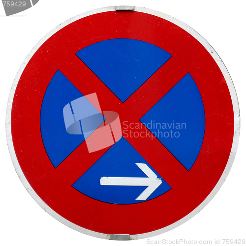 Image of No parking sign