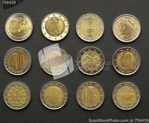 Image of Euro coins