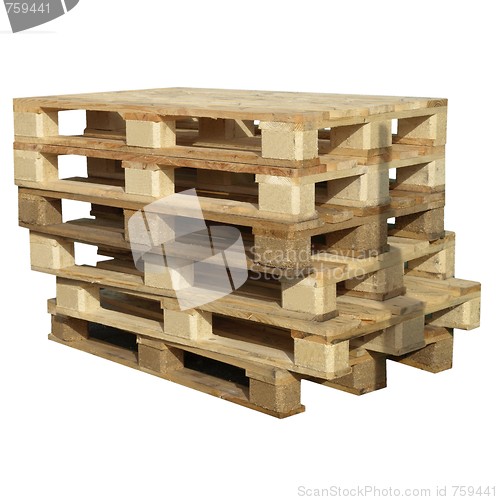 Image of Pallets isolated