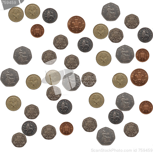 Image of Pound coins collage