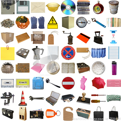 Image of Many objects isolated