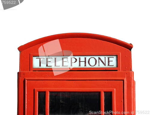 Image of London telephone box