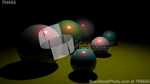 Image of 3d balls