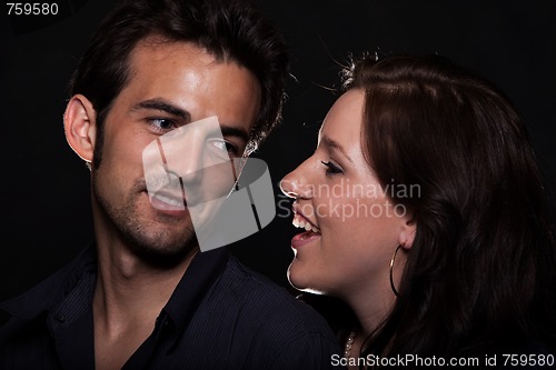 Image of Young attractive caucasian twenties couple