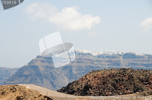 Image of Santorini volcano