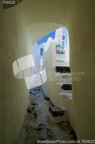 Image of Santorini beautiful buildings