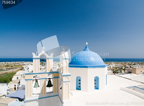 Image of Santorini beautiful buildings