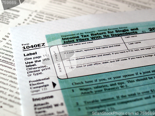 Image of Tax forms