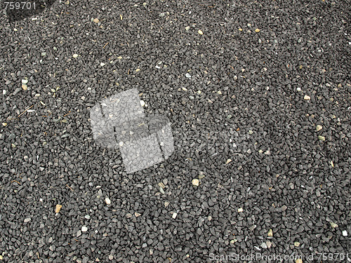 Image of Black gravel