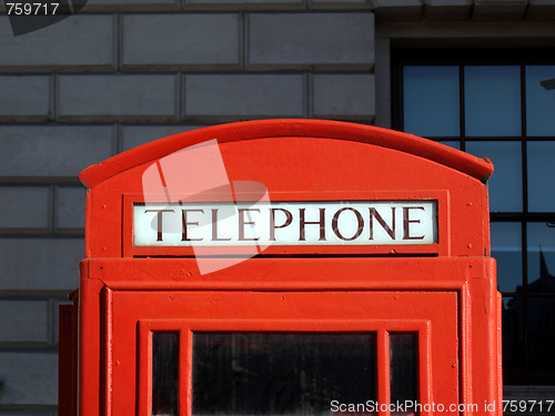 Image of London telephone box