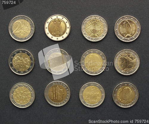 Image of Euro coins