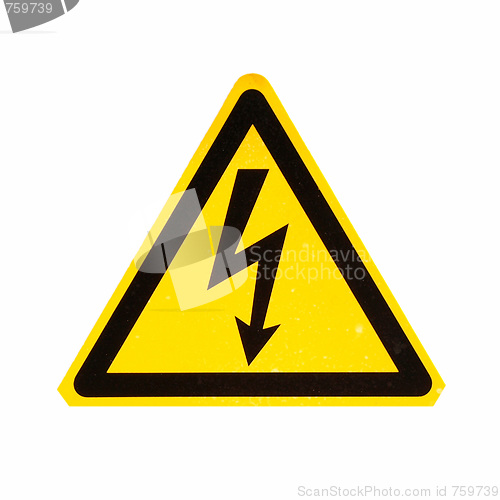 Image of Danger of death Electric shock