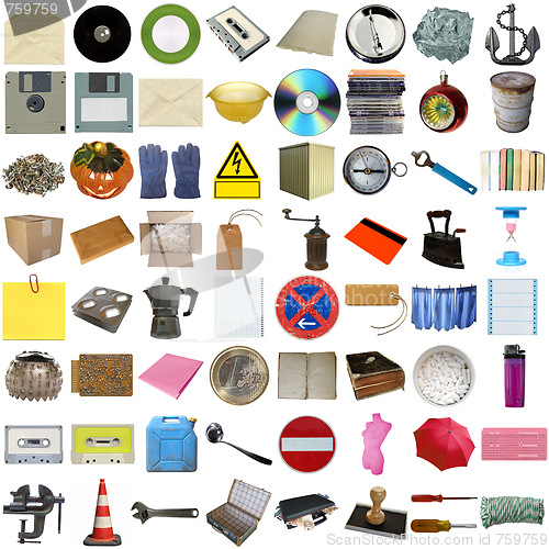 Image of Many objects isolated