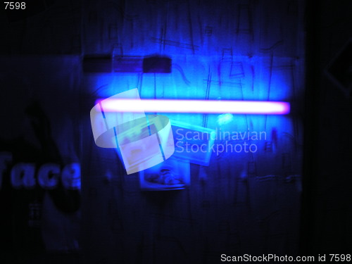 Image of blue ultraviolet lamp