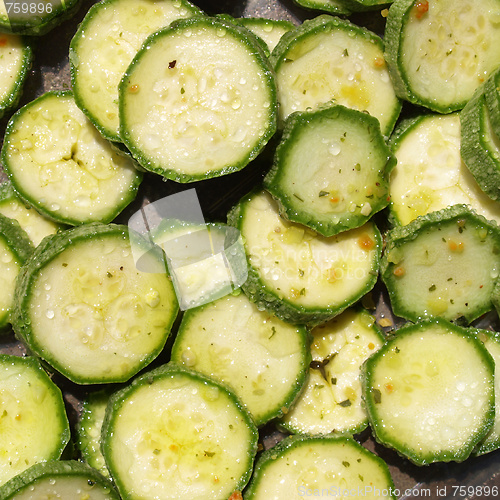 Image of Courgettes zucchini