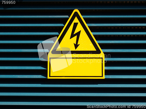 Image of Danger of death Electric shock