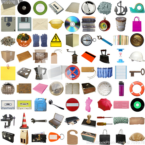 Image of Many objects isolated