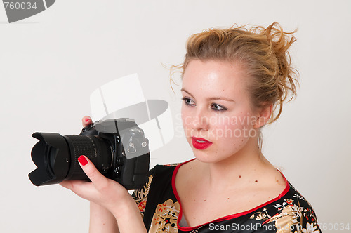 Image of Attractive girl portrait