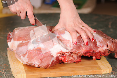 Image of Meat cutting