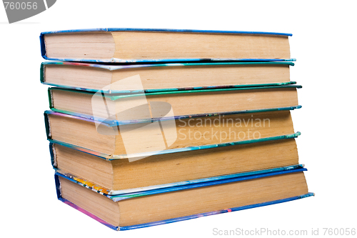 Image of old books(clipping path included)