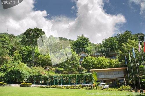 Image of Tropical mountain resort