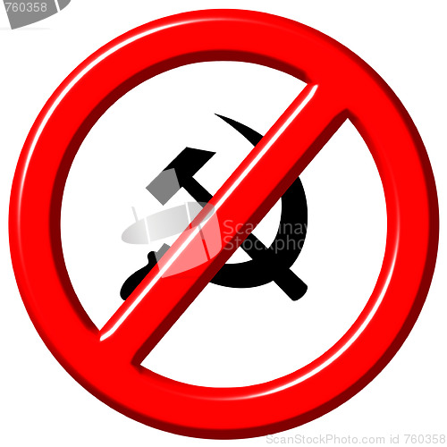 Image of Anti Communism 3D Sign