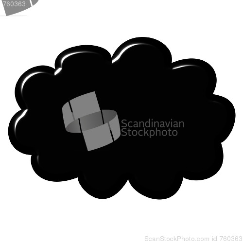 Image of 3D Black Cloud