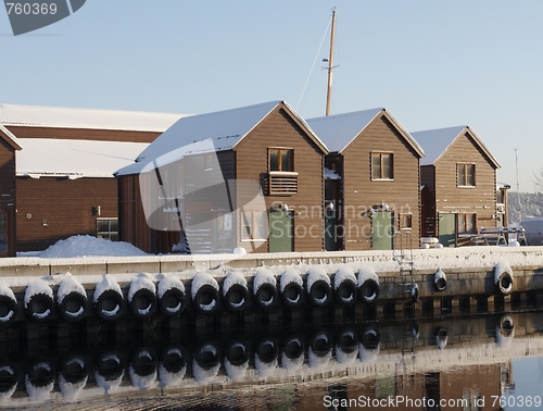 Image of Winter in the harbour