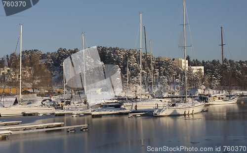 Image of Winter in the harbour