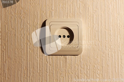 Image of Wall plug with a sharp shade