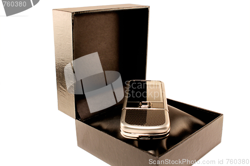 Image of Mobile phone in a box