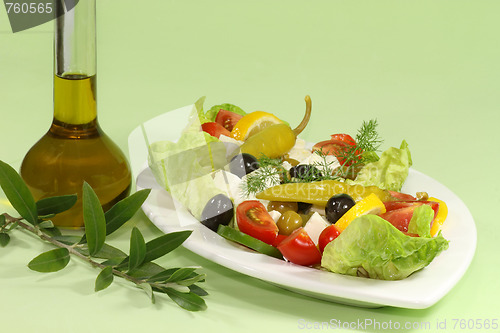 Image of Salad with olive oil