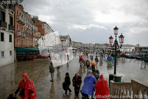 Image of Venice in rain