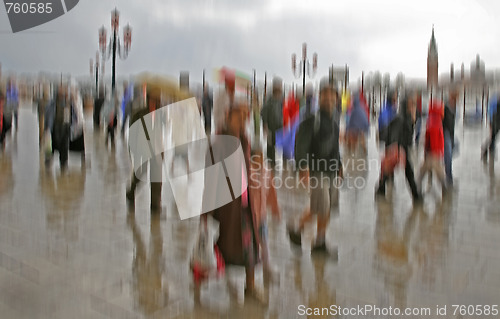 Image of Artistic Venice in rain