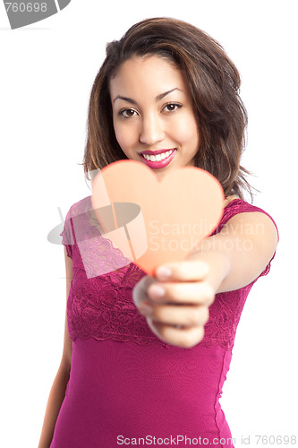 Image of Valentine girl