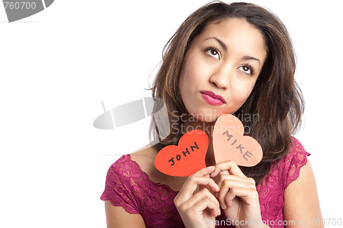 Image of Valentine girl
