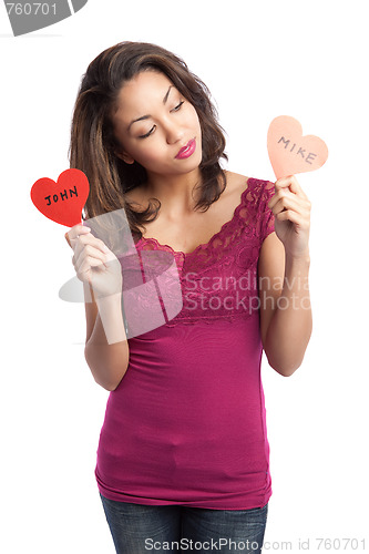 Image of Valentine girl
