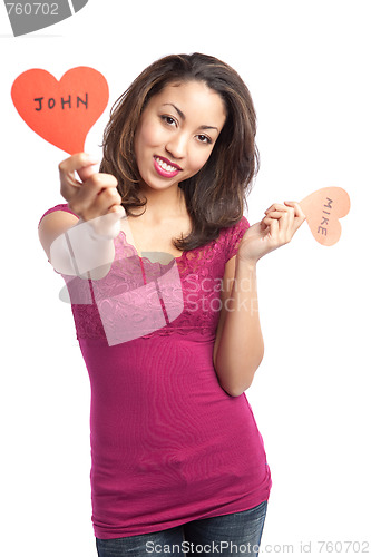 Image of Valentine girl